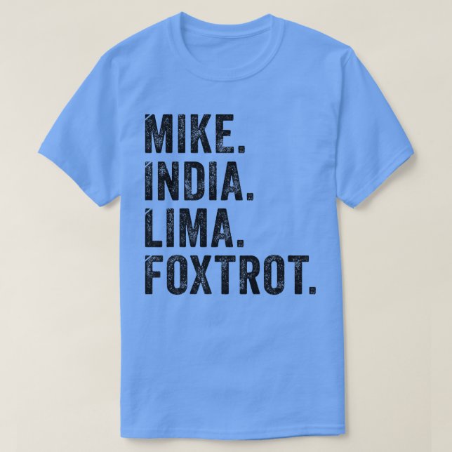 Camiseta Mulheres Mike India Lima Fotrot Tee Milf Mulheres  (Frente do Design)