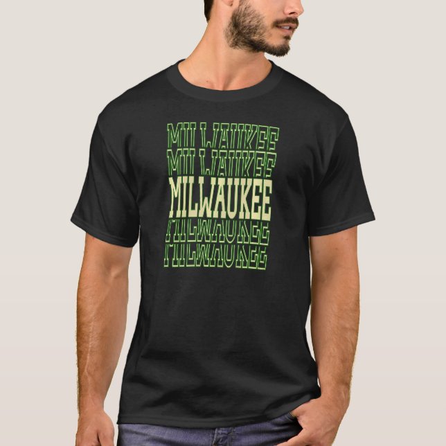 Camiseta Mulheres Milwaukee Wisconsin, Cidade De Milwaukee  (Frente)