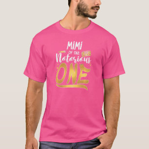Camiseta Mulheres Mimi Da Notoriosa Hip-Ho De Uma Velha Esc