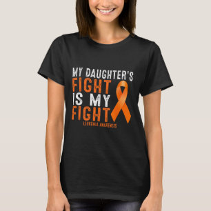 Camiseta Mulheres Minha Filha Luta É Minha Luta Contra Leuc