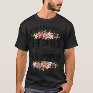 Camiseta Mulheres Minhas Pessoas Favoritas Me Chamam De Avó