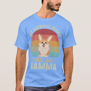 Camiseta Mulheres Minhas Pessoas Favoritas Me Chamam De Gam