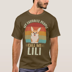 Camiseta Mulheres Minhas Pessoas Favoritas Me Chamam De Lil