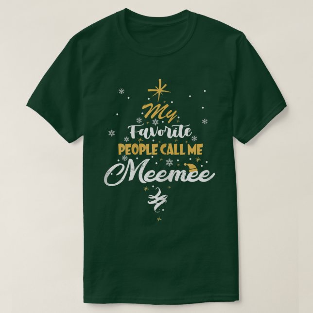 Camiseta Mulheres Minhas Pessoas Favoritas Me Chamam De Min (Frente do Design)