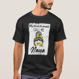 Camiseta Mulheres Minhas Pessoas Favoritas Me Chamam De Nan