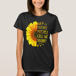 Camiseta Mulheres Minhas Pessoas favoritas me chamam de vov
