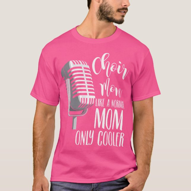 Camiseta Mulheres Mostram Design Coral Para Cantora De Óper (Frente)