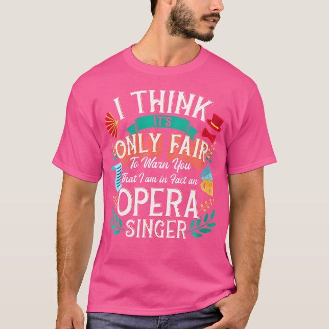 Camiseta Mulheres Mostram Design para Cantora De Ópera Do C (Frente)