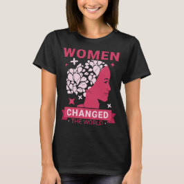 Camiseta Mulheres Mudaram O Mundo Feminista