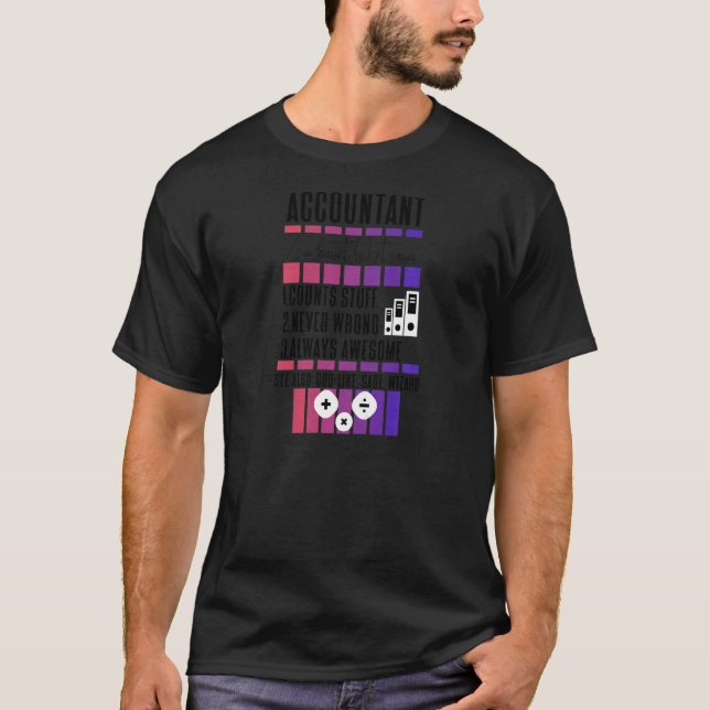 Camiseta Mulheres Mulheres Contabilistas Contabilidade Lega (Frente)