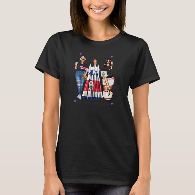 Camiseta Mulheres Mulheres Mulheres Rainhas Coriquenhas Caf (Frente)