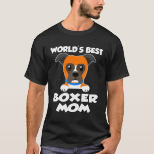 Camiseta Mulheres Mundiais Melhor Boxer Mãe T