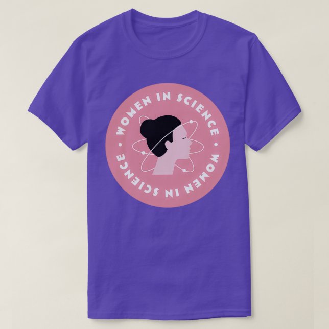 Camiseta Mulheres Na Ciência 3 (Frente do Design)