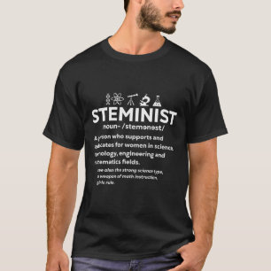 Camiseta Mulheres Na Ciência Steminista 1