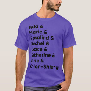 Camiseta Mulheres na História da Ciência STEM Empoderamento