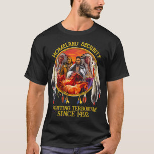 Camiseta Mulheres na Segurança Interna Combatendo Terrorism