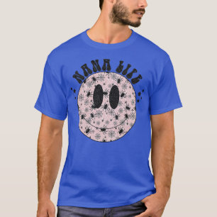 Camiseta Mulheres Nana Life Ghost Spooky Face , Halloween N