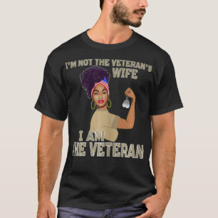 Camiseta Mulheres Não sou a esposa do Veterano. Sou o Veter