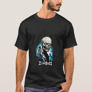 Camiseta Mulheres Naptown Zombies Cabeça Virar Cavalo Morto