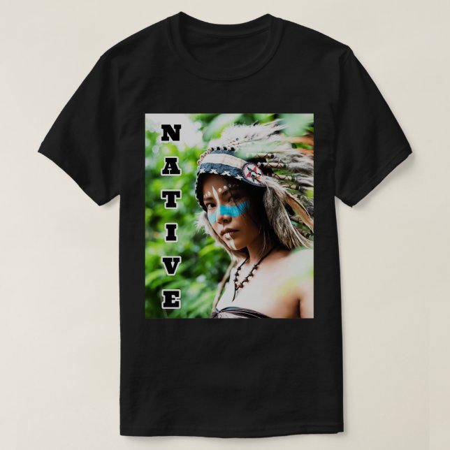 Camiseta Mulheres Nativas 1 (Frente do Design)