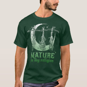 Camiseta Mulheres Natureza é minha religião Bruxaria Dark F