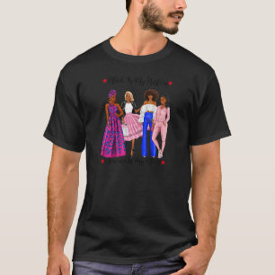 Camiseta Mulheres Negra É Minha História Africano Negra