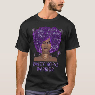 Camiseta Mulheres Negras Afro-Africanas Violência Doméstica