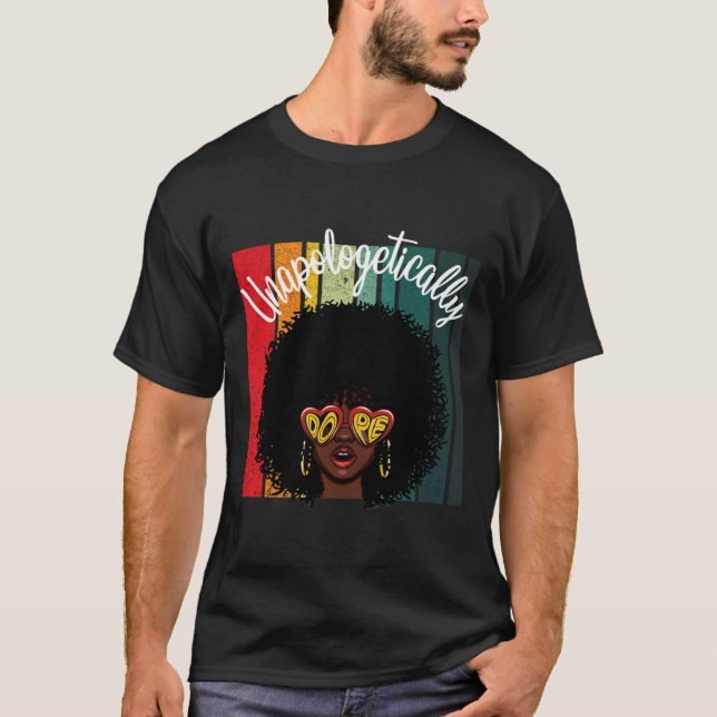 Camiseta Mulheres Negras Afro-Americanas Potentes (Frente)