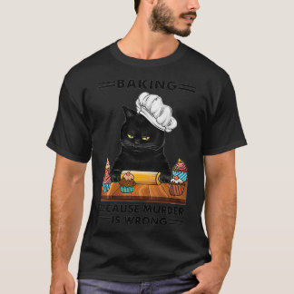 Camiseta Mulheres Negras Baking porque homicídio não é verd