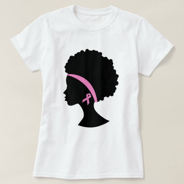 Camiseta Mulheres Negras Canceres, Afro-Americanas (Frente do Design)