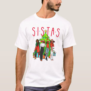 Camiseta Mulheres Negras de Natal, Esquadrão Sista Melanin