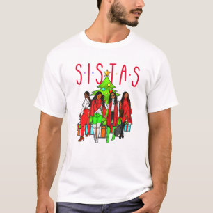 Camiseta Mulheres Negras de Natal, Esquadrão Sista Melanin