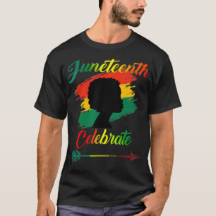 Camiseta Mulheres Negras Décima Sétima Celebração Dia da In