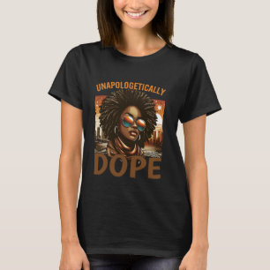 Camiseta Mulheres Negras Desculpam-Se Infelizmente Dopando 