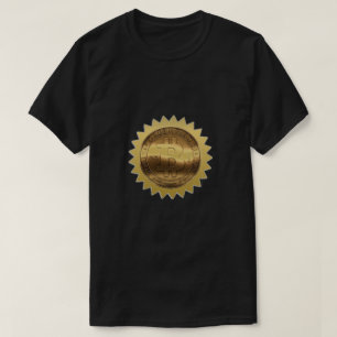Camiseta Mulheres Negras Douradas Criptomoeda