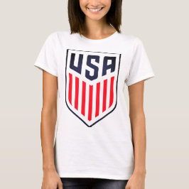 Camiseta mulheres negras e brancas dos EUA