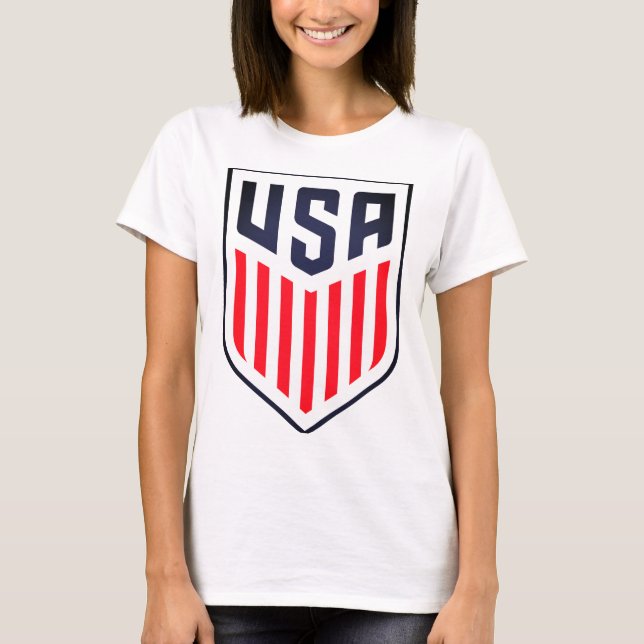 Camiseta mulheres negras e brancas dos EUA (Frente)
