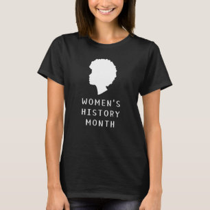 Camiseta Mulheres Negras História das Mulheres Feminina Fem