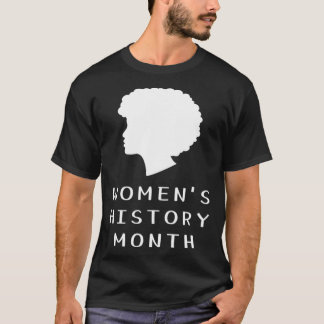 Camiseta Mulheres Negras História Feminina Feminina Feminin