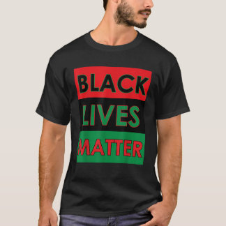 Camiseta Mulheres Negras Importam Bandeira Pan-Africana Pol