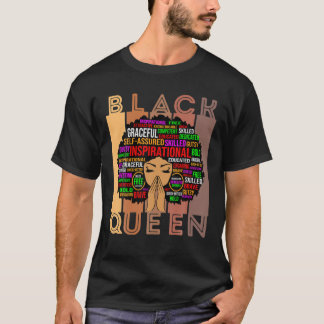 Camiseta Mulheres Negras Melanina Professora Rainha Afro Ne