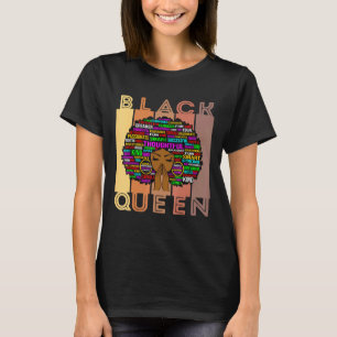 Camiseta Mulheres Negras Melanina Professora Rainha Afro Ne