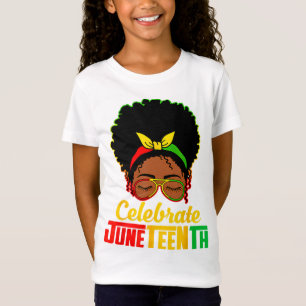 Camiseta Mulheres Negras Mensageiras Bun 12.ª Celebração In
