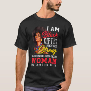 Camiseta Mulheres Negras Presas Adorando Forte Brisa Negra
