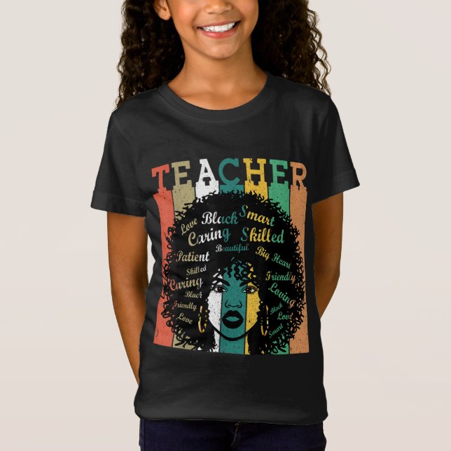 Camiseta Mulheres Negras Professora Depois da História Negr (Frente)