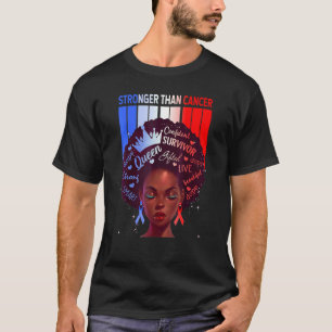 Camiseta Mulheres Negras Rainhas Mais Fortes que o Whit Ver