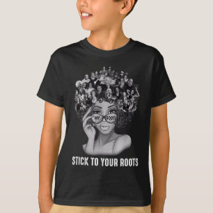Camiseta Mulheres Negras Seguem Sua Raiz História Negra Mon