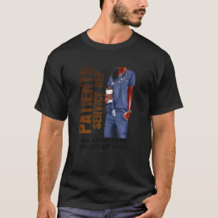 Camiseta Mulheres Negras Serviço de Pacientes Rep Mulheres 