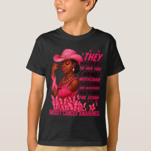 Camiseta Mulheres Negras Sobreviventes de Câncer de Mama Fa