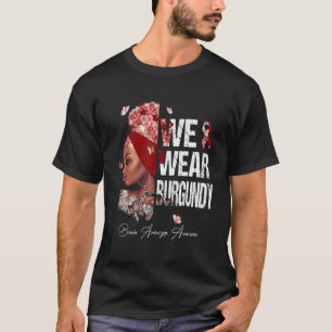 Camiseta Mulheres Negras Vestimos Aneurisma do Cérebro Borg
